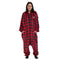 Snuggs Blanket Onesie Red Checkered